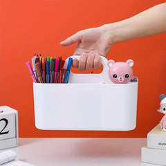Portable Desktop Pen Holder Storage Box for Paintbrushes and Pencils