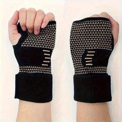 Wrist Guard Nylon Knitted Wristband for Sports Fitness