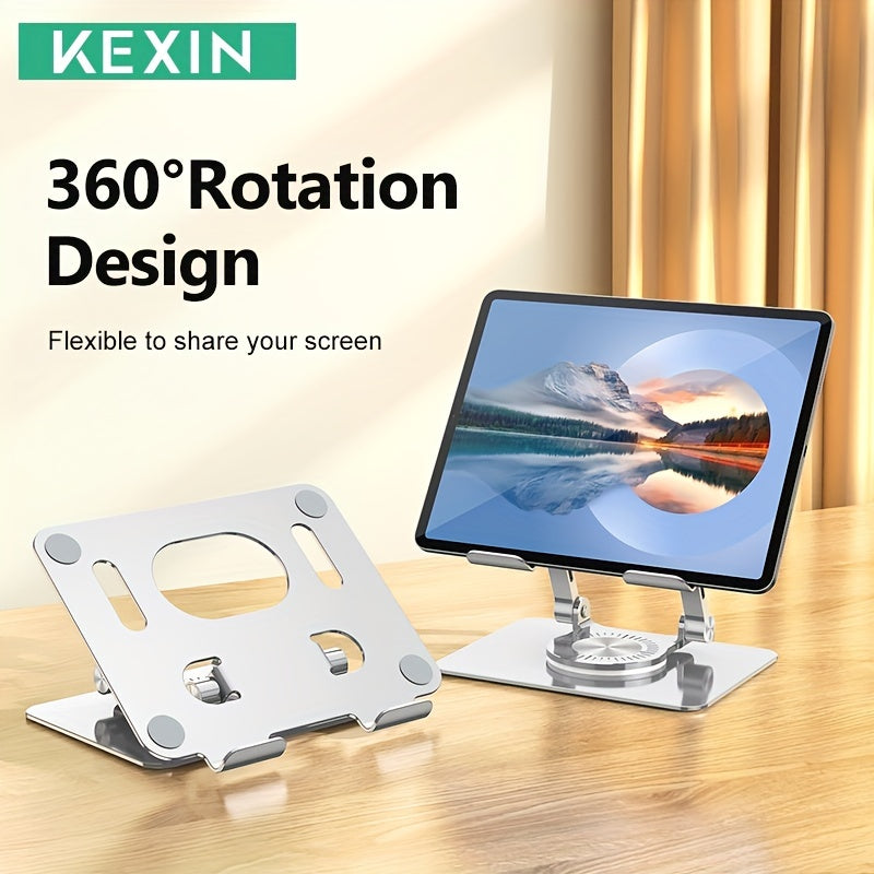 KEXIN Aluminum Tablet Stand 360 Degree Swivel Base Universal Compatibility