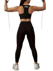 High Rise Tummy Control Running Leggings With Pockets