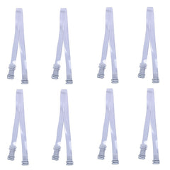4 Pairs Invisible Bra Straps Non-slip Transparent Women's Lingerie Accessories