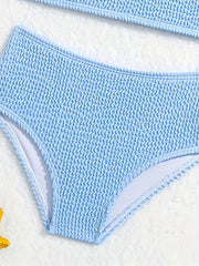 Toddler Girls 2pc Swimsuit Top Briefs Kids Clothes For Summer Holiday
