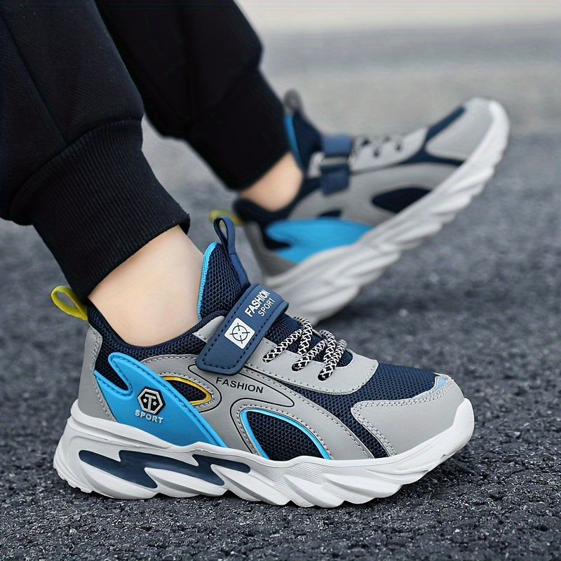Boy's Chunky Breathable Shoes Soft Sole Sneakers For Outdoor Activities
