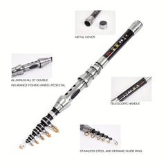 Carbon Telescopic Fishing Rod for Saltwater Fishing