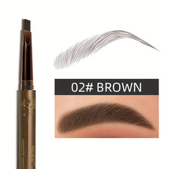 Dual-Ended Waterproof Eyebrow Pencil & Powder for Long-Lasting Results