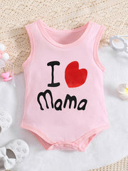 Newborn Cotton Baby Jumpsuit Sleeveless