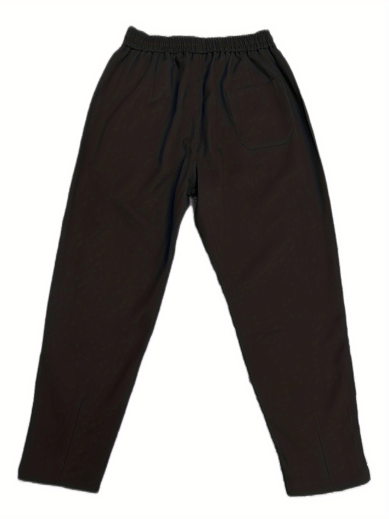 Solid Linen Pants Men's Loose Baggy Trousers Breathable Outdoors Hip Pop Style