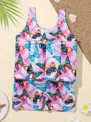 Kids Floating Swimsuit One Piece Toddler Swimwear