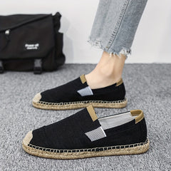 Men's Espadrilles Loafer Shoes Slip on Comfortable Walking Shoes
