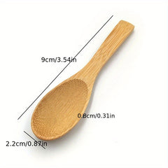 Bamboo Wood Spoon Nonstick Heat Resistant Cooking Serving Salad Stir