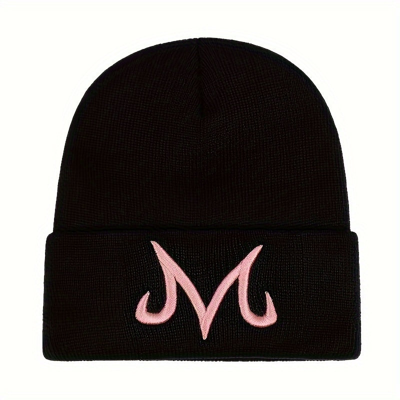 Winter Knitted Beanie Hat with Ear Protection for Outdoor Skiing