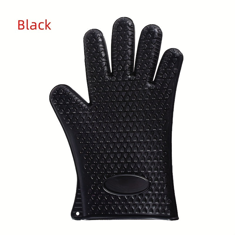 Silicone Gloves Heat Resistant Non-slip Cooking Glove Oven Mitt