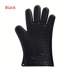 Silicone Gloves Heat Resistant Non-slip Cooking Glove Oven Mitt