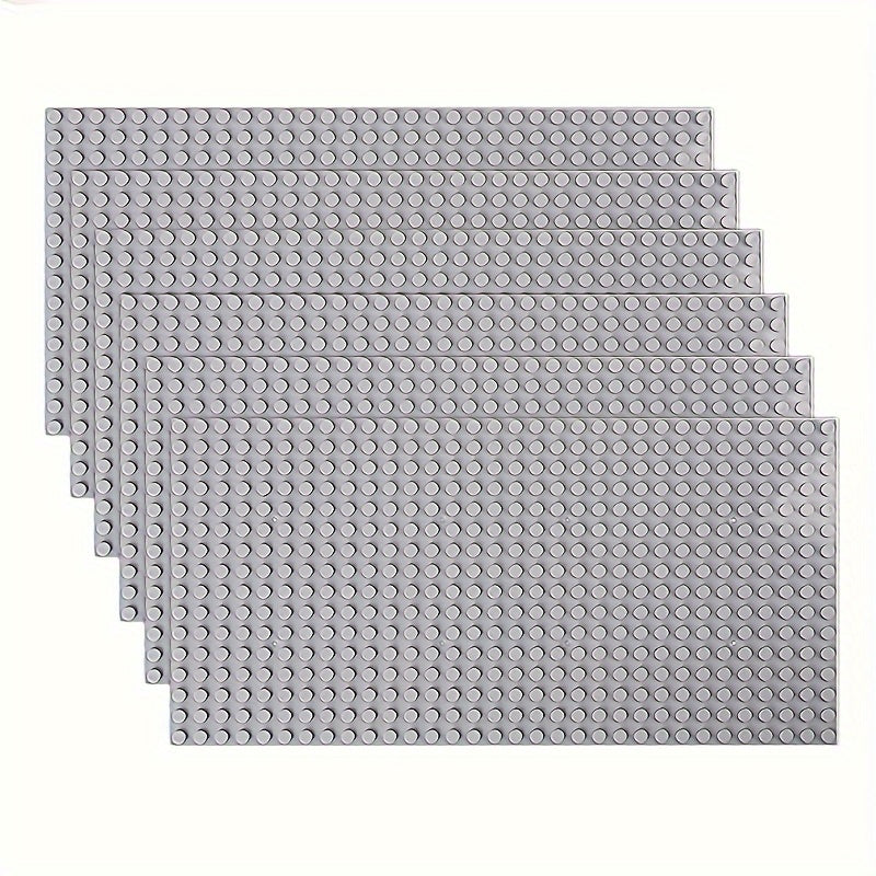 6pcs 16x32 Particle Classic Base Plate Building Block Puzzle Game