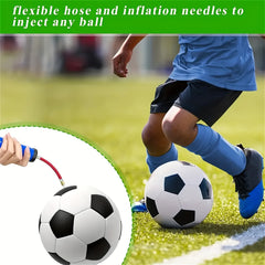 6pcs Portable Ball Pump Kit Inflates Balls Bikes Needle Nozzle Extension