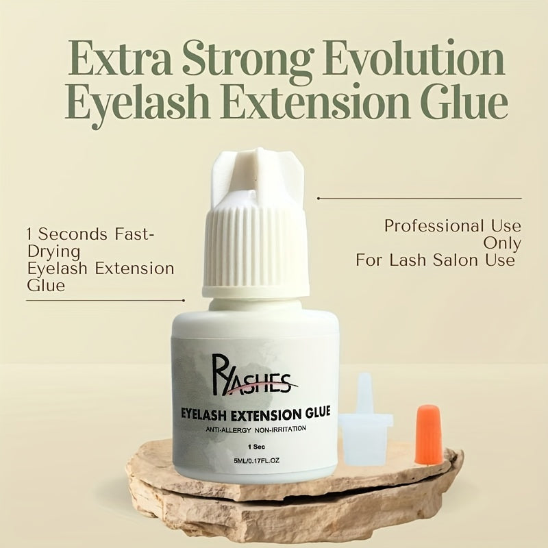 2 Sec Lash Extension Glue 5ml Eyelash Adhesive Fast Drying Maximum Bonding