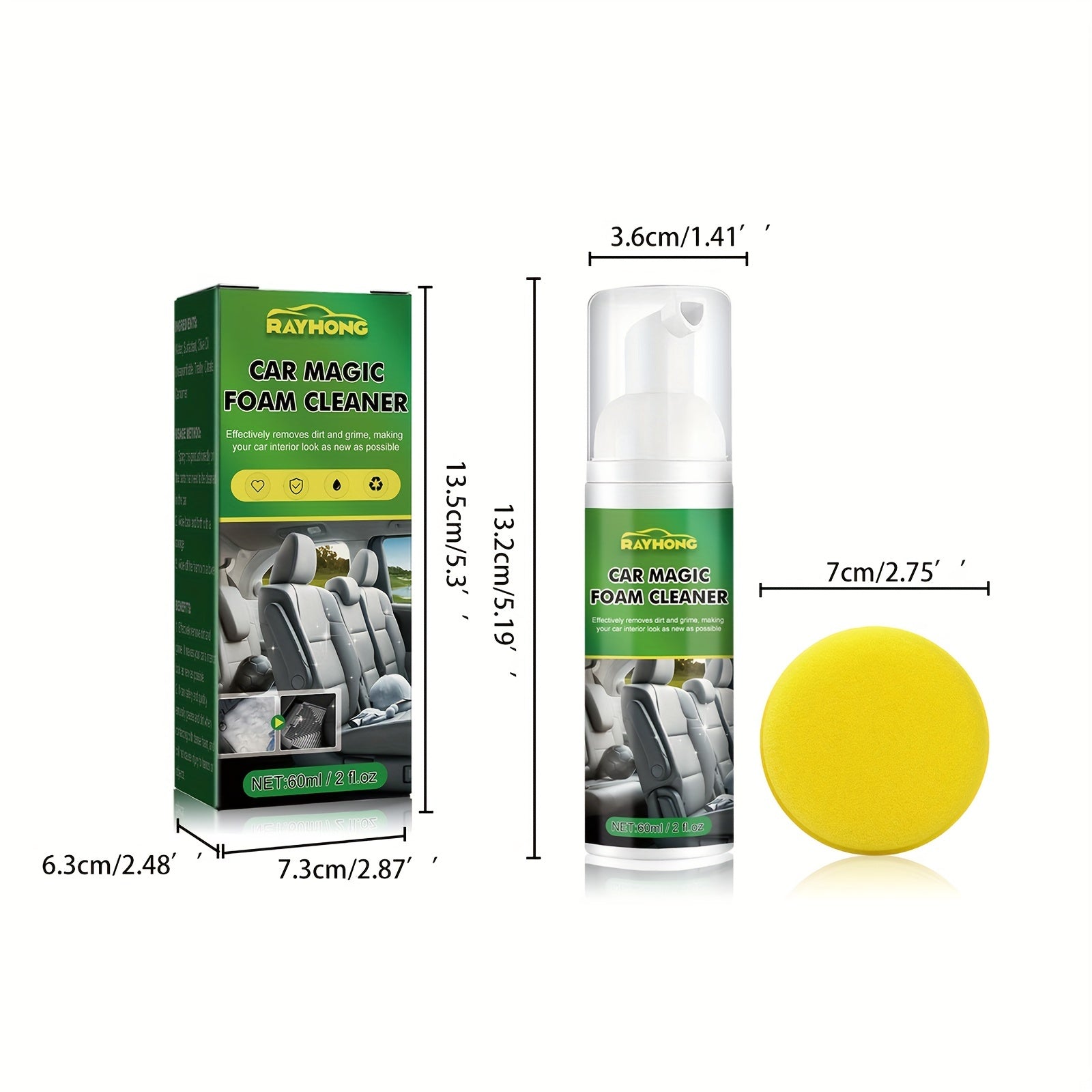 Car Foam Cleaner Strong Decontamination Rust Brake Cleaner
