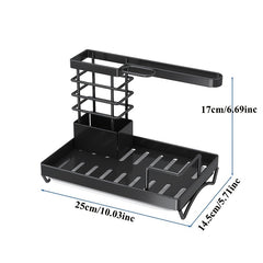 Kitchen Storage Rack Rag Rack Cleaning Tool Storage Rack Draining Basket