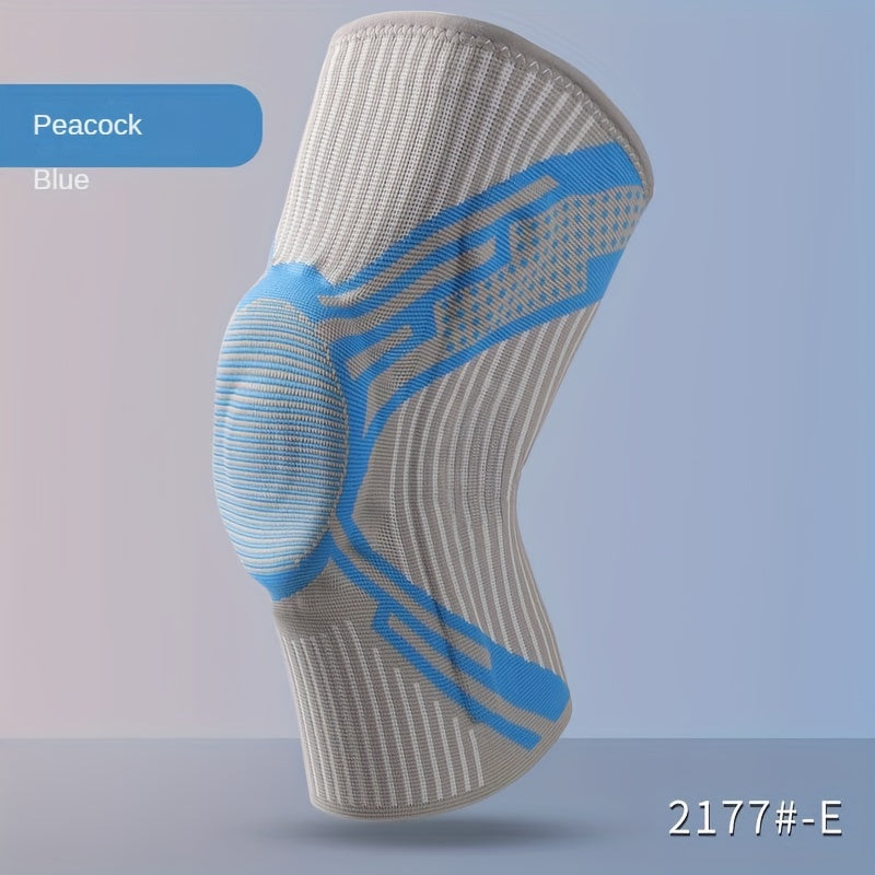 Silicone Fish Scale Spring Support Knee Pads Fitness Sports Stability