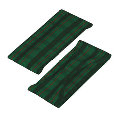 Men's Vintage Plaid Headband Green & Red Striped
