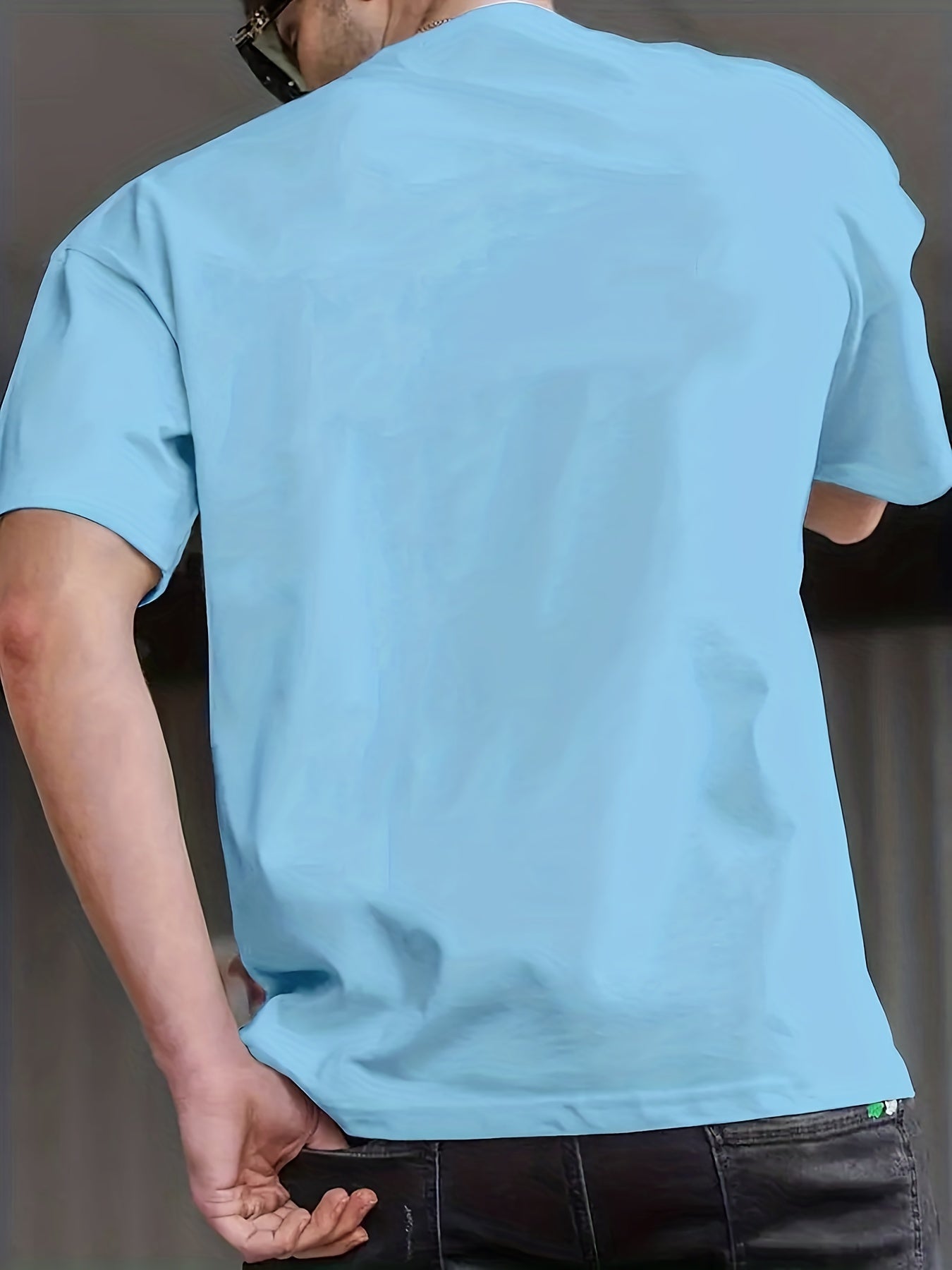 Men's Solid Crew Neck T shirt Casual Comfy Tees For Summer