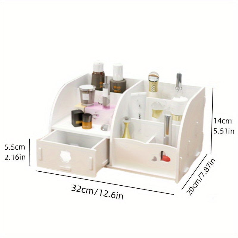 Large Capacity Desktop Cosmetic Storage Box Drawer Type Dustproof