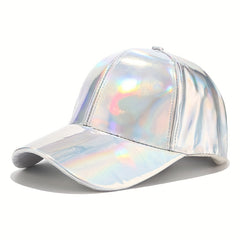 Y2K Laser Baseball Cap Colorful Waterproof Sun Hat