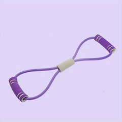 Yoga Elastic Tension Band Home Gym Pilates Fitness Arm Shoulder