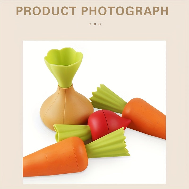 12 Play Kitchen Toys Simulated Carrot and Onion Planting Educational Activities