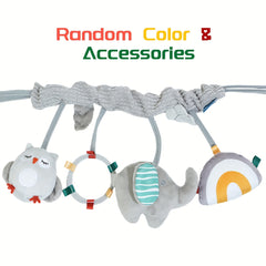 Baby Cartoon Car Pendant Soothing Cloth Toy Gift