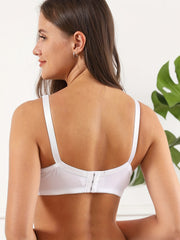 Solid Push Up Bra Comfy & Breathable Women's Lingerie