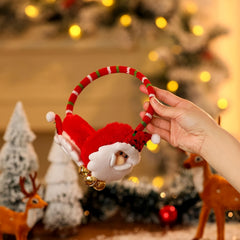 Women's Christmas Ear Muffs with Reindeer Antlers - Winter Warmth
