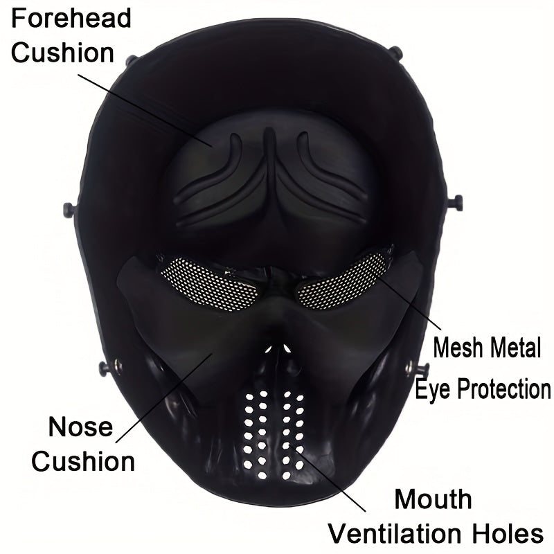 Zombie Skull Mask Field Gear Halloween Decor