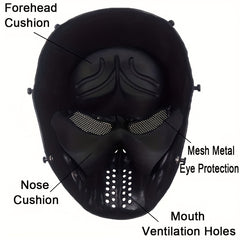 Skull Mask Halloween Zombie Field Outdoor Mask