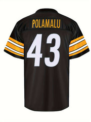 Men's American Football Jersey V Neck Short Sleeve