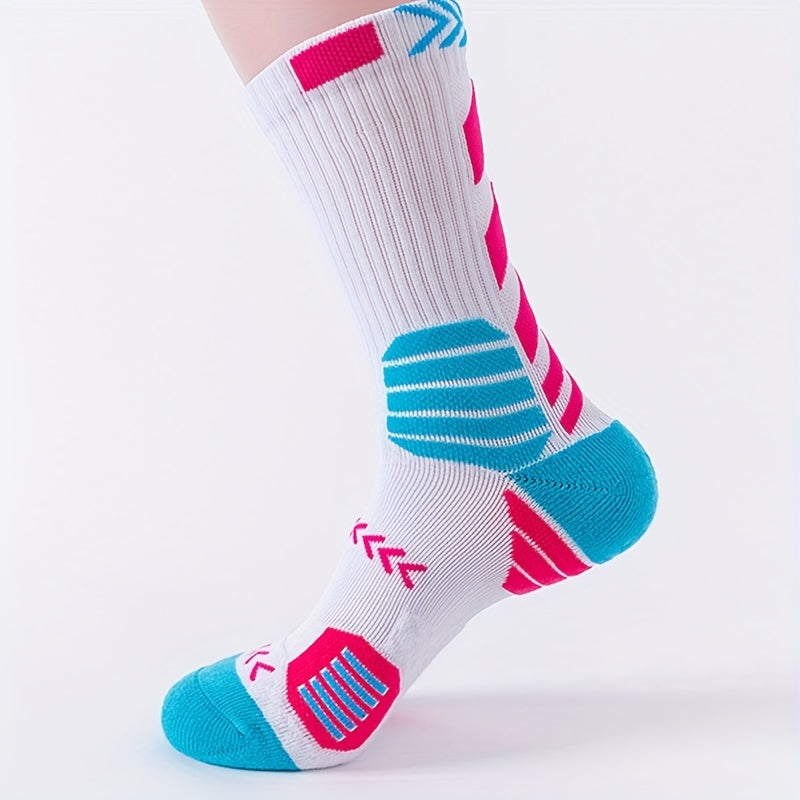 3 Pairs Sport Socks for Skateboard Basketball Runn