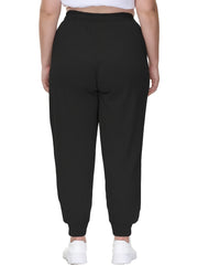 Sports Pants Women's Elastic Waist Stretch Joggers
