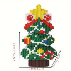 5500pcs Santa Claus Building Blocks Set DIY Craft Toy Adults Teens Easter Hallow