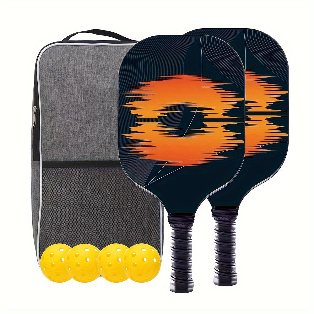 USAPA Approved Fiberglass Pickleball Paddle Set With Balls And Bag