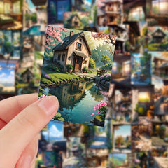 54pcs Illustrator Cartoon Graffiti Stickers Waterproof Game Stickers
