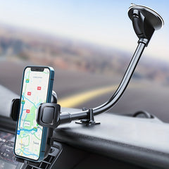 Long Arm Gooseneck Car Phone Mount