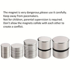 10pcs Neodymium Magnets for Crafts Science Projects Office Use