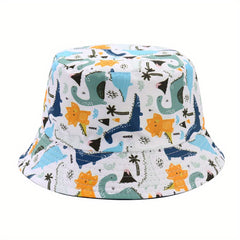 Dinosaur Basin Hat Cartoon Animal Sun Hat For Boys