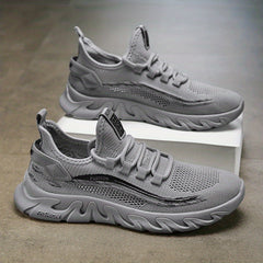 Men's Outdoor Breathable Lace-up Sneakers for Running Jogging