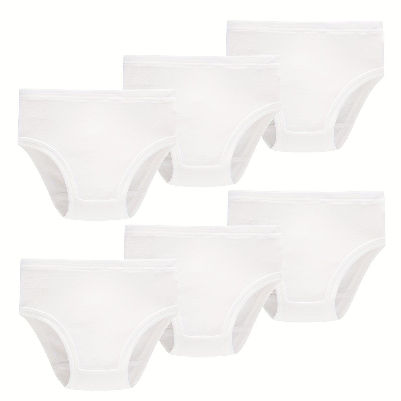6pcs Girls Triangle Panties Soft Comfortable Underwear