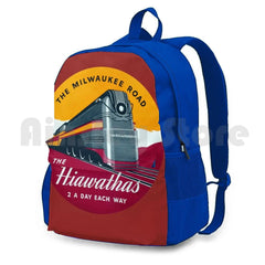 1939 Hiawatha Passenger Train Fleet Outdoor Hiking Backpack