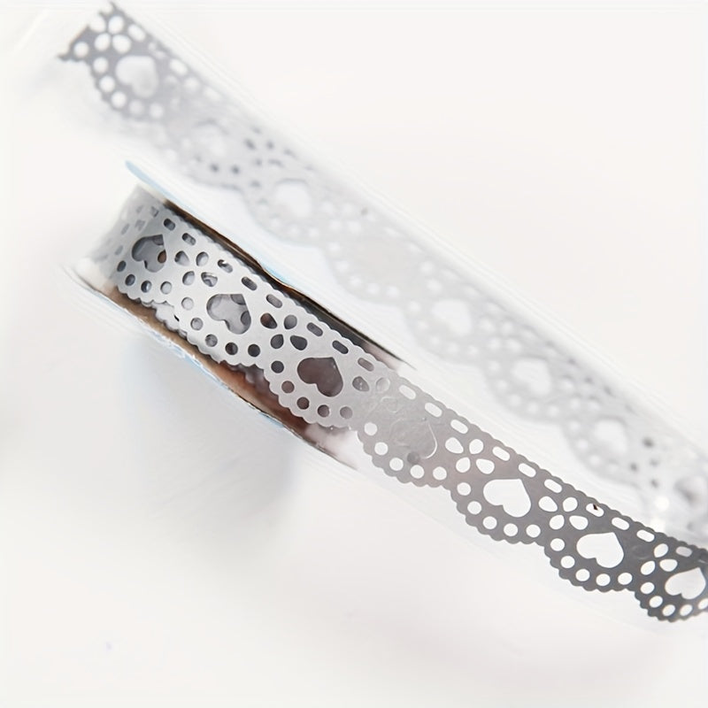 12 Rolls Washi Tape Lace Pattern Decorative Masking Tape Set
