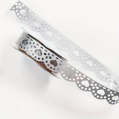 12 Rolls Washi Tape Lace Pattern Decorative Masking Tape Set