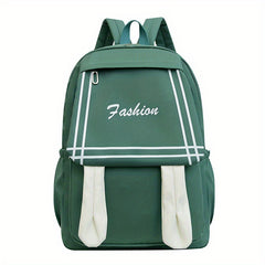 Kids Large Capacity Backpack Travel Schoolbag Flip Pocket Backpack