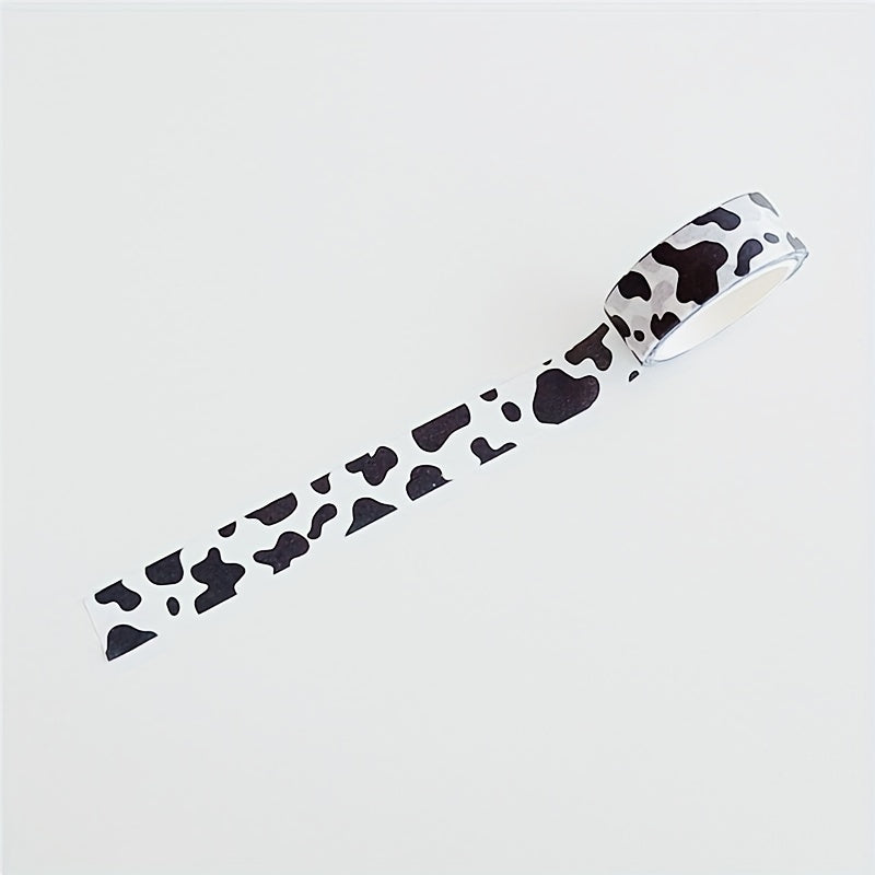 Milk Stripe Leopard Cows Washi Tape DIY Scrapbooking Sticker Label